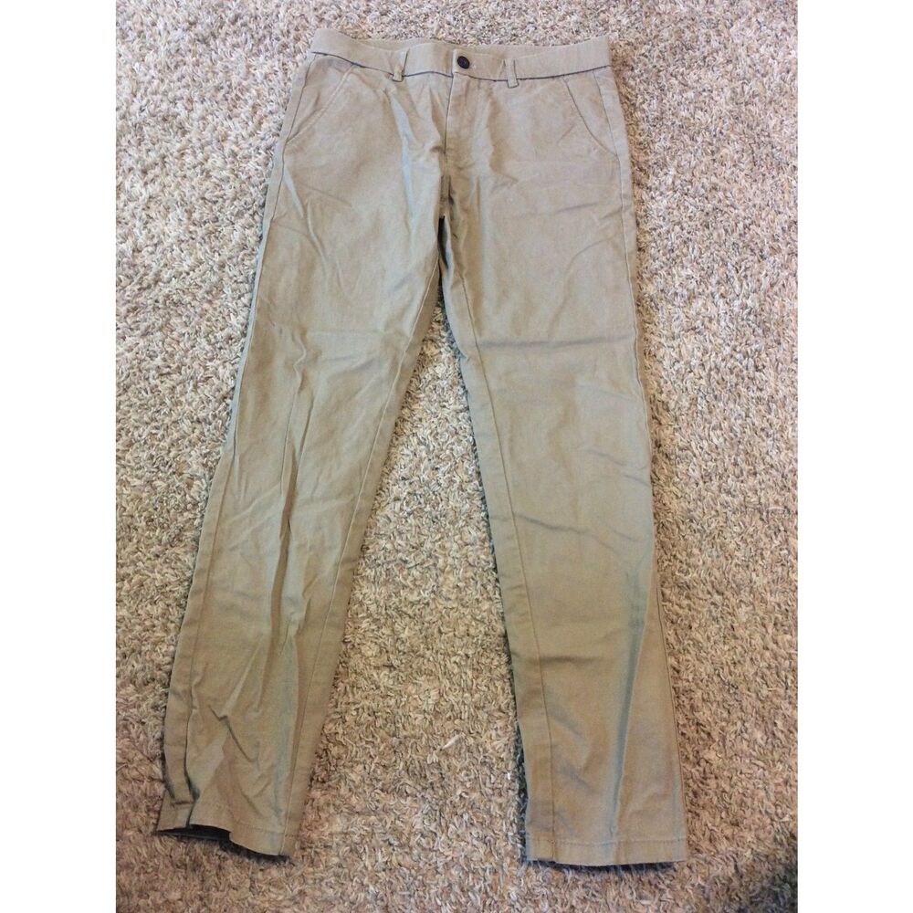 Plaid & Plain Men's Khaki Pants - Size 30x30 - Great Condition!